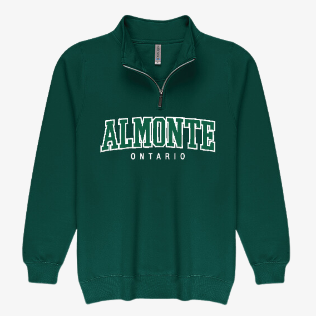Almonte Varsity Quarter Zip / Green