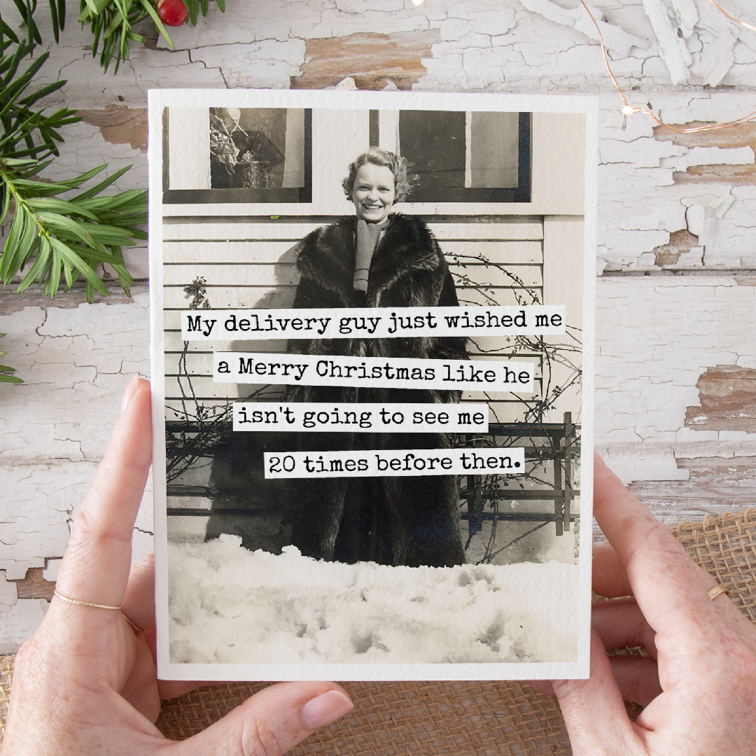 Delivery Guy Holiday Card