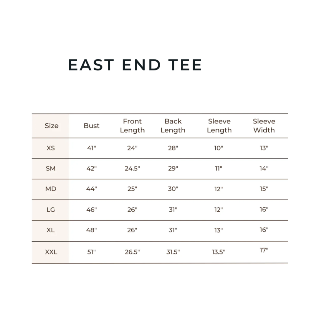 East End Tee | White