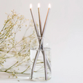 Clear Wylie Everlasting Candle Vase