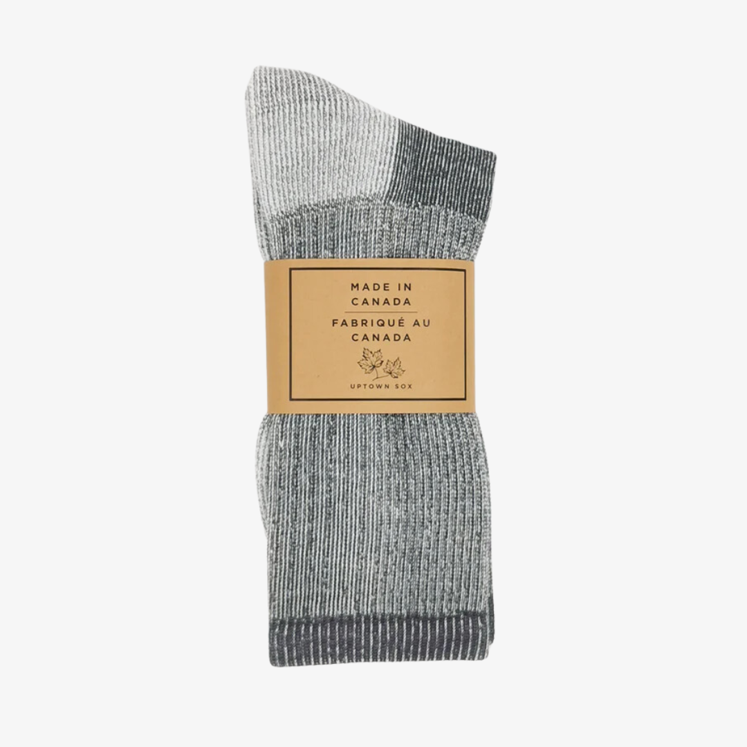 Grey Merino Wool Mens Socks