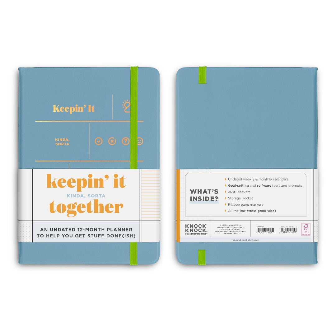Keepin’ It Kinda, Sorta Together Large Hardcover Planner