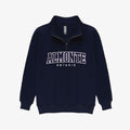Navy blue sweatshirt with 'Almonte Ontario' text on a white background